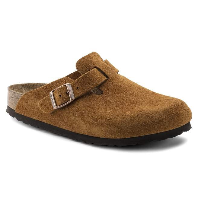 Boston Soft Footbed Suede Leather Boston Soft Footbed Suede Leather