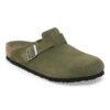 Boston Soft Footbed Suede Leather Boston Soft Footbed Suede Leather