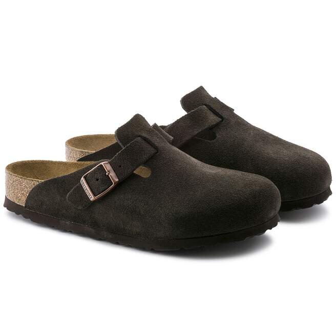 Boston Soft Footbed Suede Leather Boston Soft Footbed Suede Leather