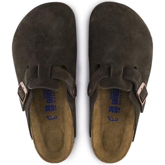 Boston Soft Footbed Suede Leather Boston Soft Footbed Suede Leather