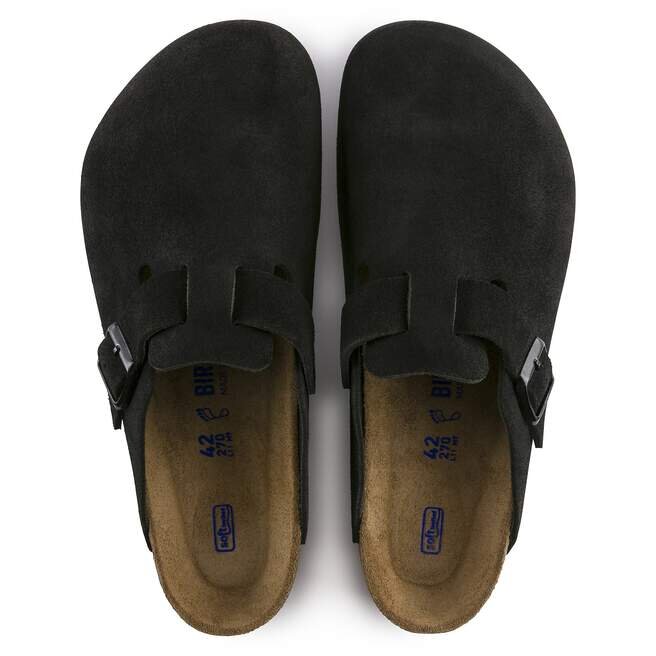 Boston Soft Footbed Suede Leather Boston Soft Footbed Suede Leather