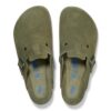 Boston Soft Footbed Suede Leather Boston Soft Footbed Suede Leather