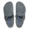 Boston Soft Footbed Suede Leather Boston Soft Footbed Suede Leather