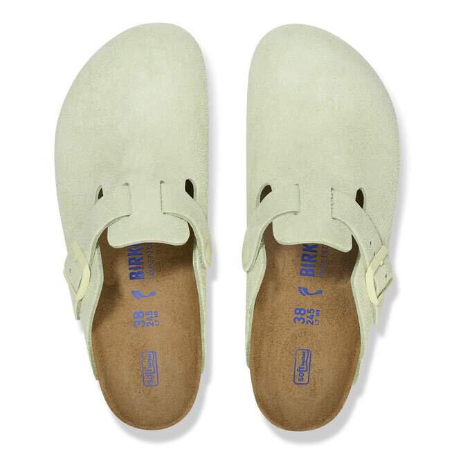 Boston Soft Footbed Suede Leather Boston Soft Footbed Suede Leather