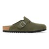 Boston Soft Footbed Suede Leather Boston Soft Footbed Suede Leather