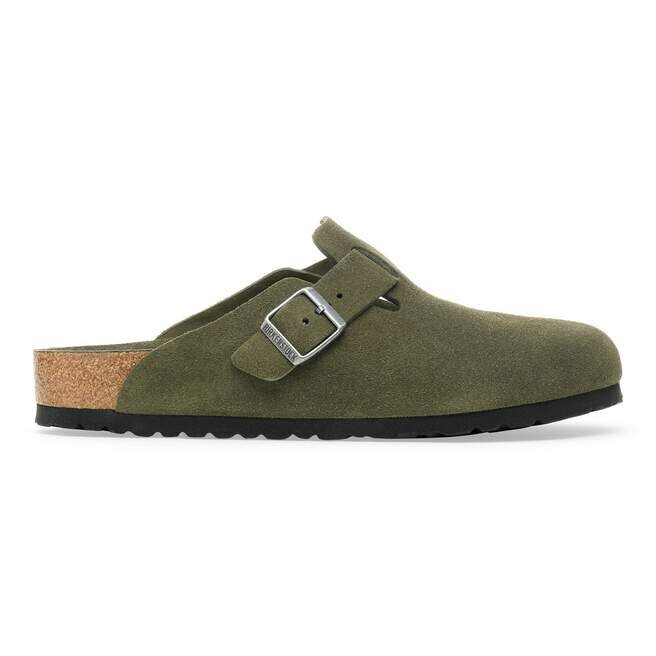 Boston Soft Footbed Suede Leather Boston Soft Footbed Suede Leather