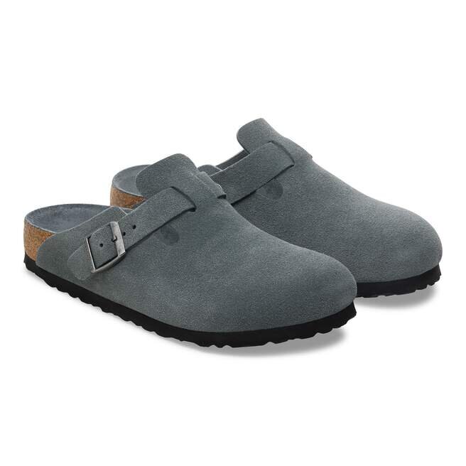 Boston Soft Footbed Suede Leather Boston Soft Footbed Suede Leather