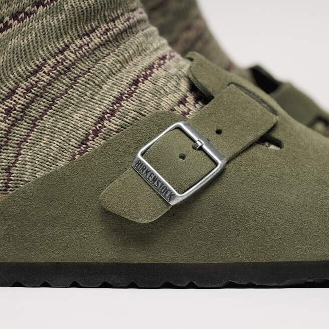 Boston Soft Footbed Suede Leather Boston Soft Footbed Suede Leather