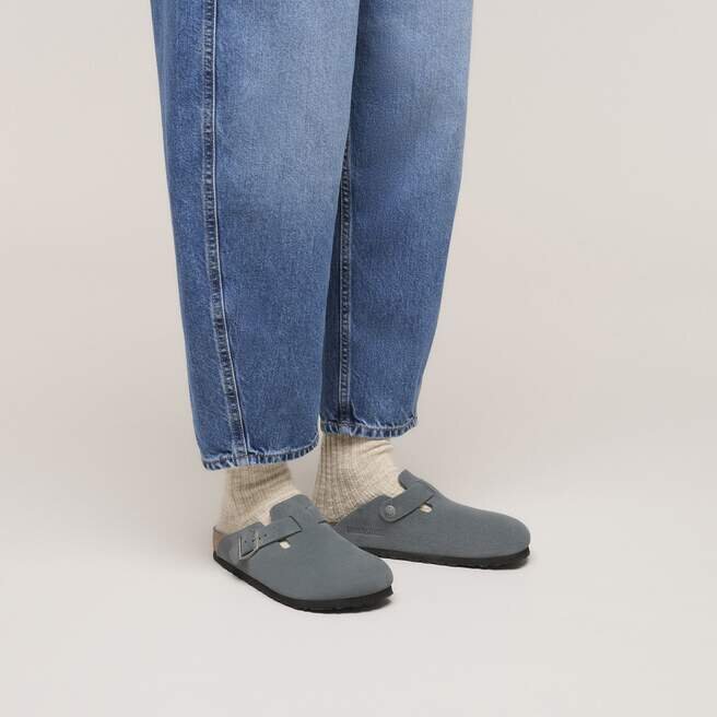 Boston Soft Footbed Suede Leather Boston Soft Footbed Suede Leather