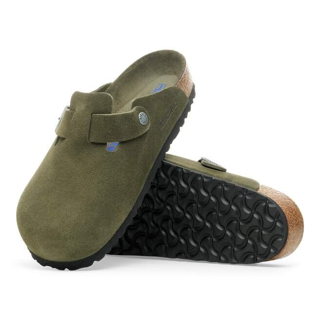 Boston Soft Footbed Suede Leather Boston Soft Footbed Suede Leather