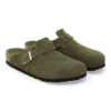 Boston Soft Footbed Suede Leather Boston Soft Footbed Suede Leather