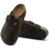 Boston Soft Footbed Suede Leather Boston Soft Footbed Suede Leather