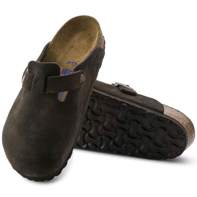 Boston Soft Footbed Suede Leather Boston Soft Footbed Suede Leather