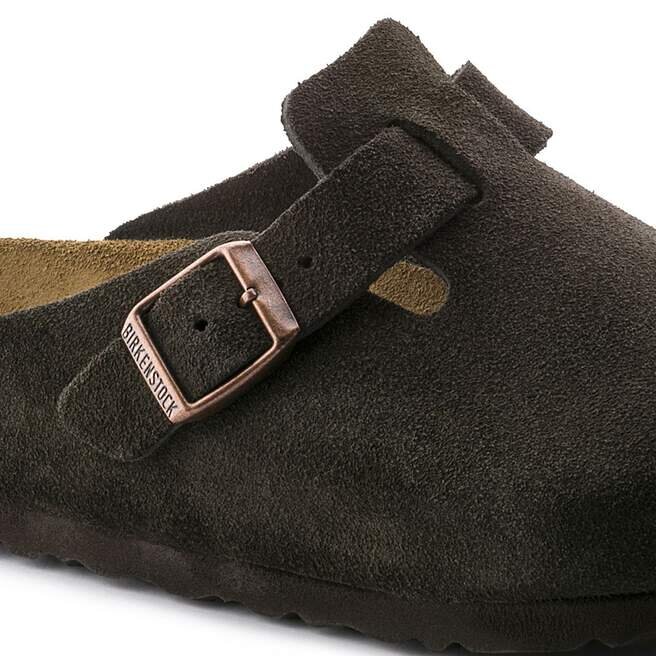 Boston Soft Footbed Suede Leather Boston Soft Footbed Suede Leather