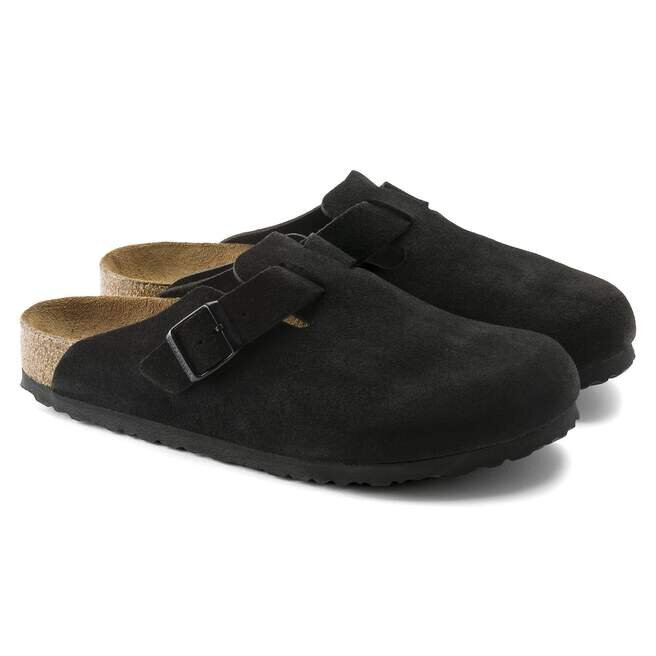 Boston Soft Footbed Suede Leather Boston Soft Footbed Suede Leather