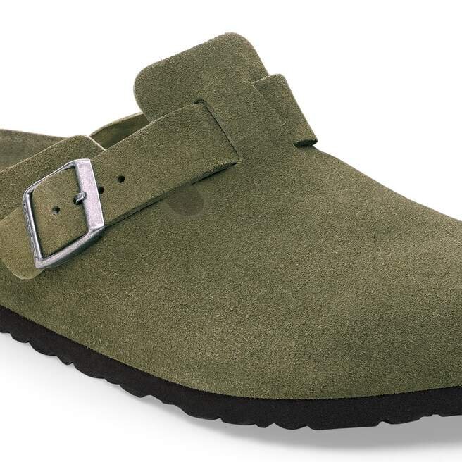 Boston Soft Footbed Suede Leather Boston Soft Footbed Suede Leather