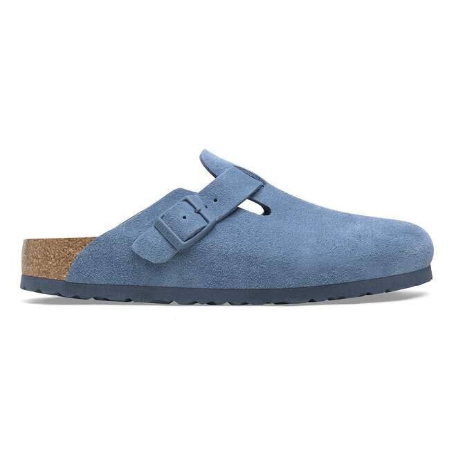 Boston Soft Footbed Suede Leather Elemental Blue Boston Soft Footbed Suede Leather Elemental Blue