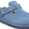 Boston Soft Footbed Suede Leather Elemental Blue Boston Soft Footbed Suede Leather Elemental Blue