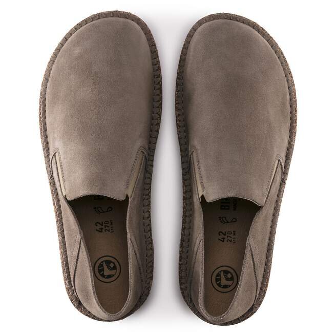 Callan Suede Leather Gray Taupe Callan Suede Leather Gray Taupe
