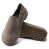 Callan Suede Leather Gray Taupe Callan Suede Leather Gray Taupe
