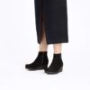 Ebba Suede Leather Black Black