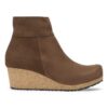 Ebba Suede Leather Dark Tea