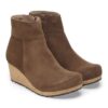 Ebba Suede Leather Dark Tea