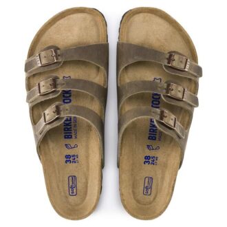 Florida Soft Footbed oljet skinn tobakksbrunt