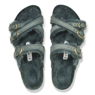 Franca Shearling Nubuk-lær
