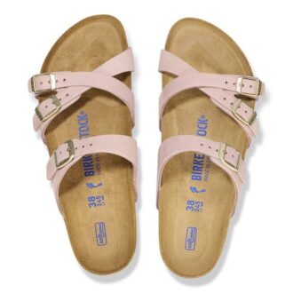 Franca Soft FootbedN Nubuck-lær Soft Pink