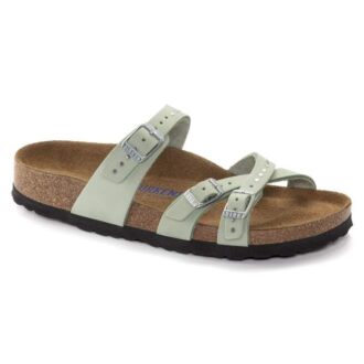 Franca Soft FootbedN Nubuck Leather Matcha