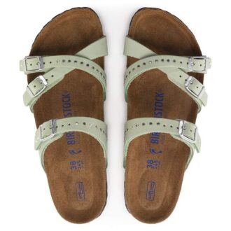 Franca Soft FootbedN Nubuck Leather Matcha