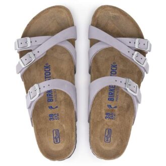 Franca Soft FootbedN Nubuck Leather Purple Fog
