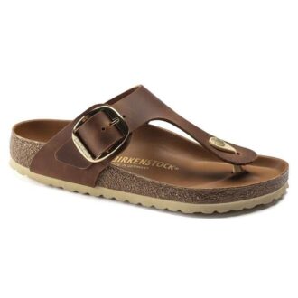Gizeh Big Buckle naturlig oljet skinn