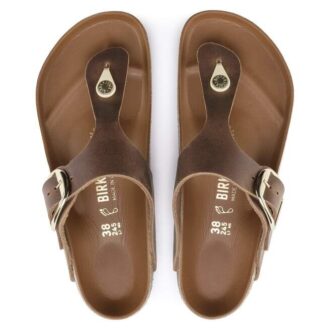 Gizeh Big Buckle naturlig oljet skinn