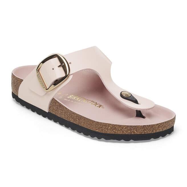 Gizeh Big Buckle naturlig skinnlakk Gizeh Big Buckle naturlig skinnlakk