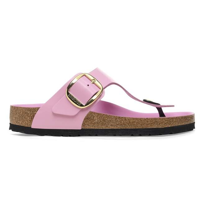 Gizeh Big Buckle naturlig skinnlakk Gizeh Big Buckle naturlig skinnlakk