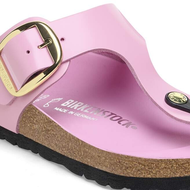 Gizeh Big Buckle naturlig skinnlakk Gizeh Big Buckle naturlig skinnlakk