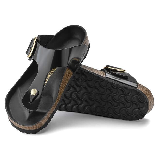 Gizeh Big Buckle naturlig skinnlakk Gizeh Big Buckle naturlig skinnlakk