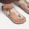 Gizeh Big Buckle naturlig skinnlakk Gizeh Big Buckle naturlig skinnlakk