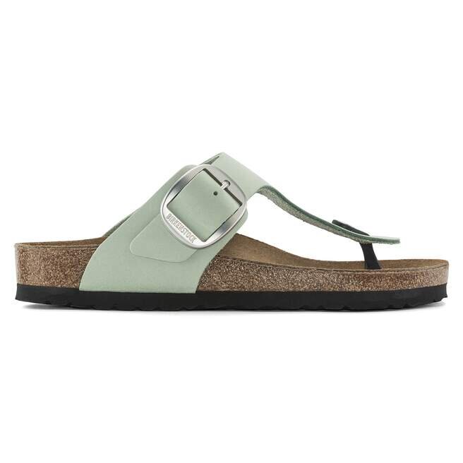 Gizeh Big Buckle Nubuck Leather Matcha Gizeh Big Buckle Nubuck Leather Matcha