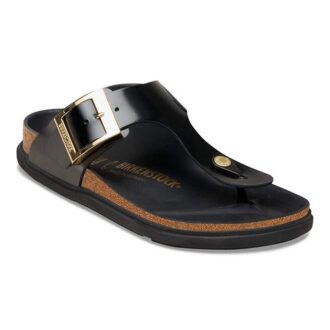 Gizeh Droplet Buckle Naturlæder Lakk