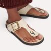 Gizeh Droplet Buckle Naturlæder Lakk Gizeh Droplet Buckle Naturlæder Lakk