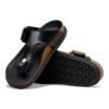 Gizeh Droplet Buckle Naturlæder Lakk