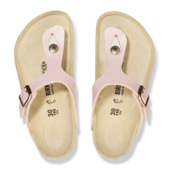 Gizeh Kids Bs Birko-Flor preget, skinnende lysrosa