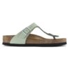 Gizeh Soft Footbed Nubuck-lær Matcha
