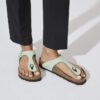Gizeh Soft Footbed Nubuck-lær Matcha