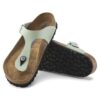 Gizeh Soft Footbed Nubuck-lær Matcha