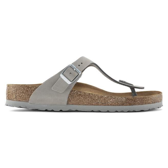 Gizeh Soft Footbed Nubuck Leather Dove Gray Gizeh Soft Footbed Nubuck Leather Dove Gray