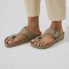 Gizeh Vegan Big Buckle Textile Faded Khaki Gizeh Vegan Big Buckle Textile Faded Khaki